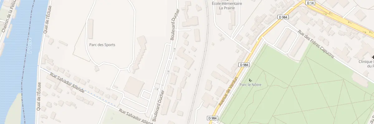Plan du 8 Bd Ducher à Saint-Ouen-l’Aumône
