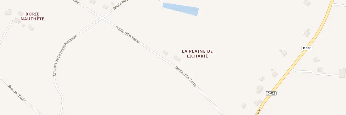 Plan du 4 Rte d’En Teste à Lescout