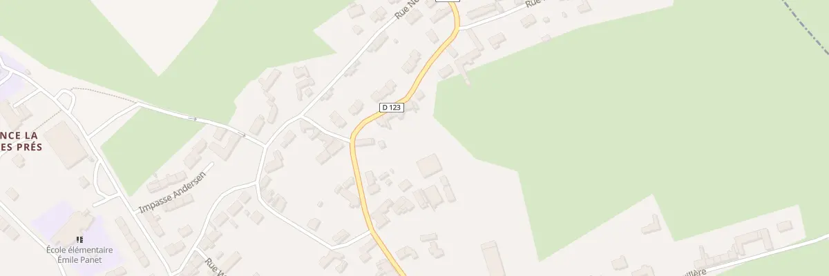 Plan du 8 Rue du Marais Thiaux à Auchy-lès-Hesdin