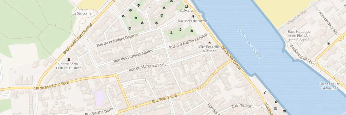 Plan du 26 Rue du Mal Foch à Grand-Fort-Philippe