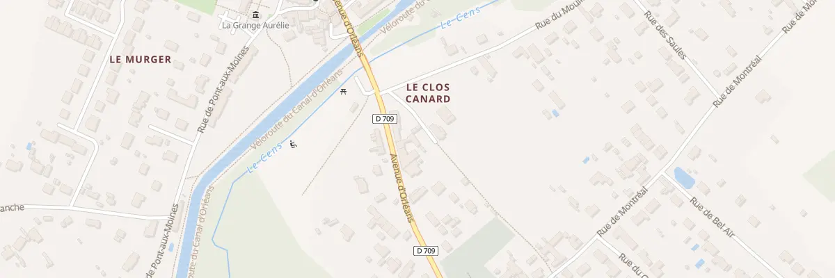 Plan du 19 Av d’Orléans à Donnery
