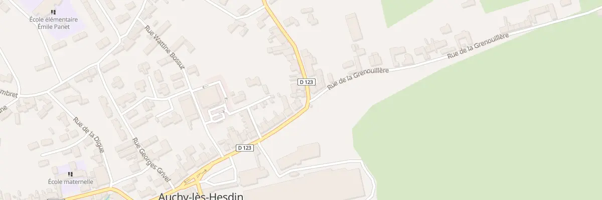 Plan du 37 Rue de la Place à Auchy-lès-Hesdin