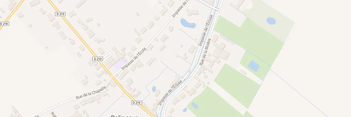 Plan du 132 Imp de l’Ecole à Polincove