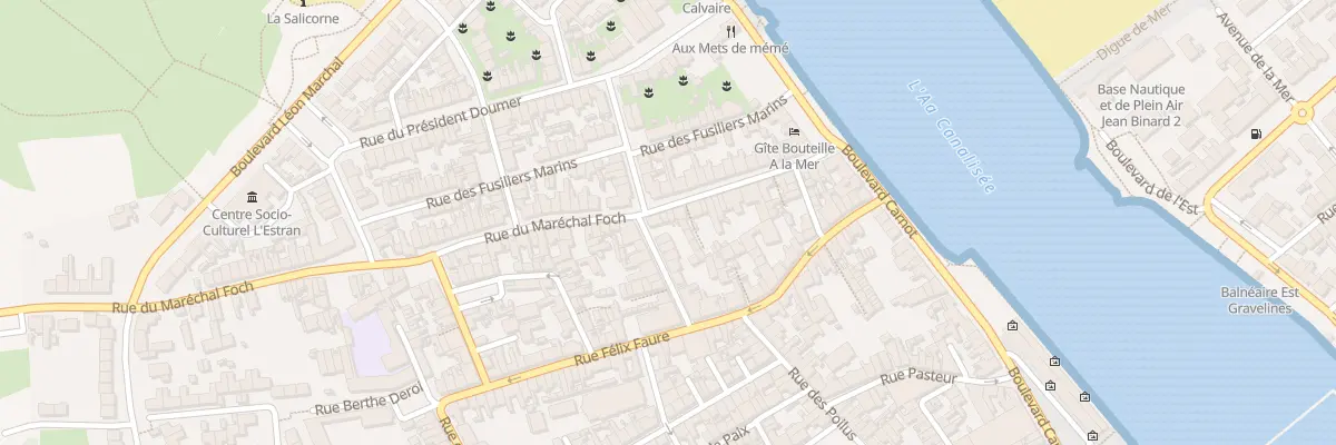 Plan du 45 Rue du Mal Foch à Grand-Fort-Philippe