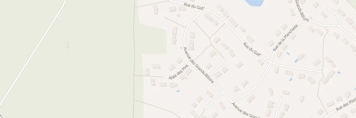 Plan du 1 All des Pins à Donnery