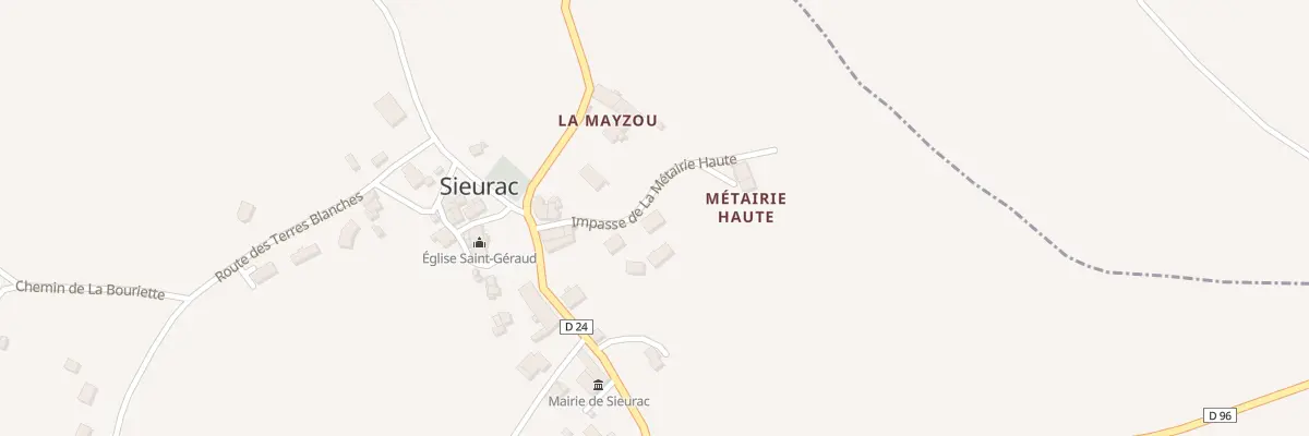 Plan du 14 Imp de La Métairie Haute à Sieurac