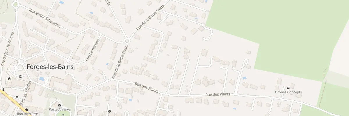 Plan du 21 Rue des Plants à Forges-les-Bains
