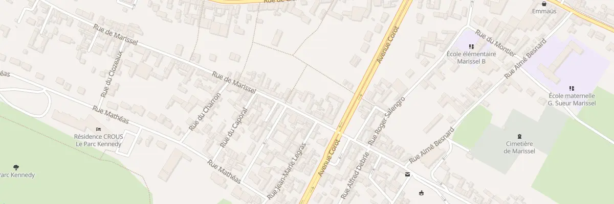 Plan du 109 Rue de Marissel à Beauvais