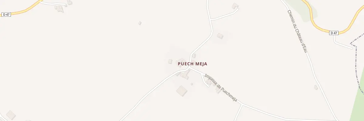Plan du 5240 Puechmeja à Maleville