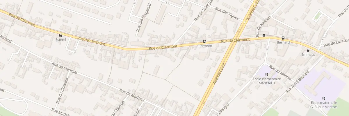Plan du 184 Rue de Clermont à Beauvais