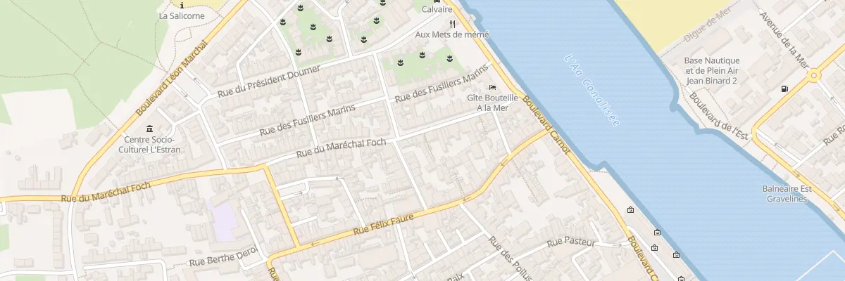 Plan du 41 Rue du Mal Foch à Grand-Fort-Philippe