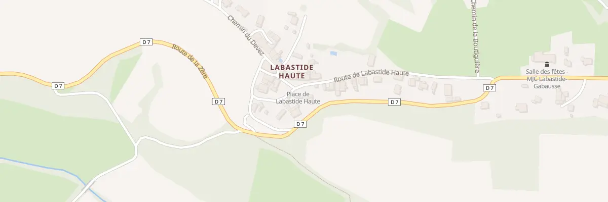 Plan du 5022 Labastide Haute à Labastide-Gabausse