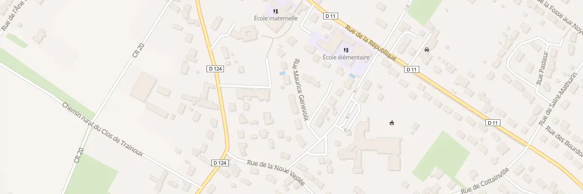 Plan du 7 Rue Maurice Genevoix à Traînou