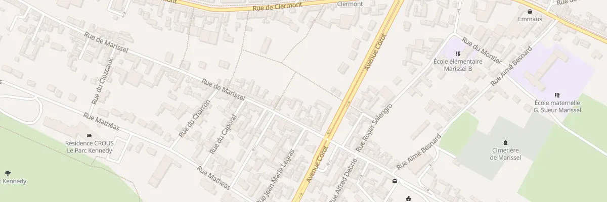 Plan du 111 Rue de Marissel à Beauvais