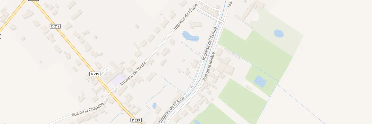 Plan du 217 Imp de l’Ecluse à Polincove