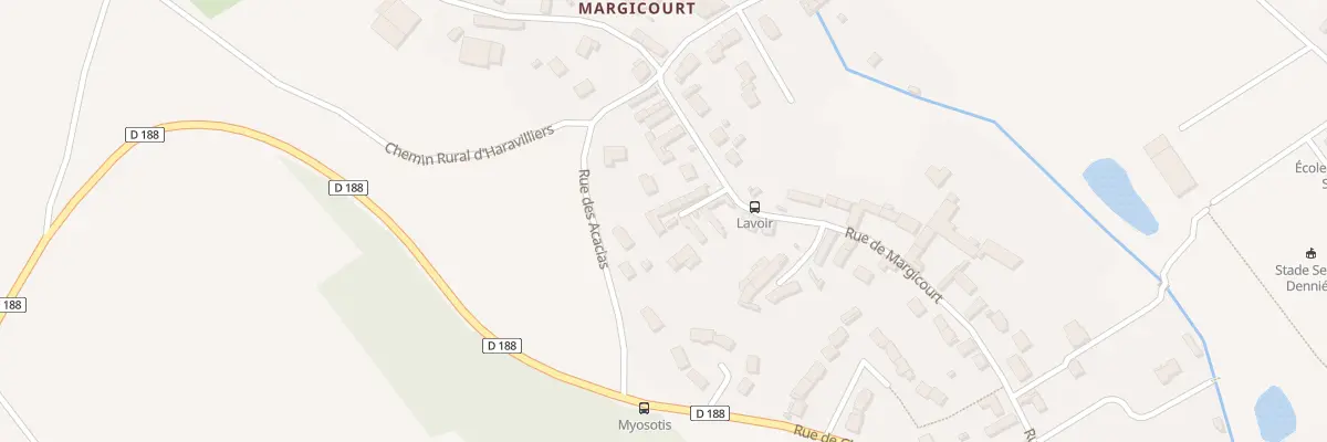 Plan du 8 Crs des Pervenches à Arronville