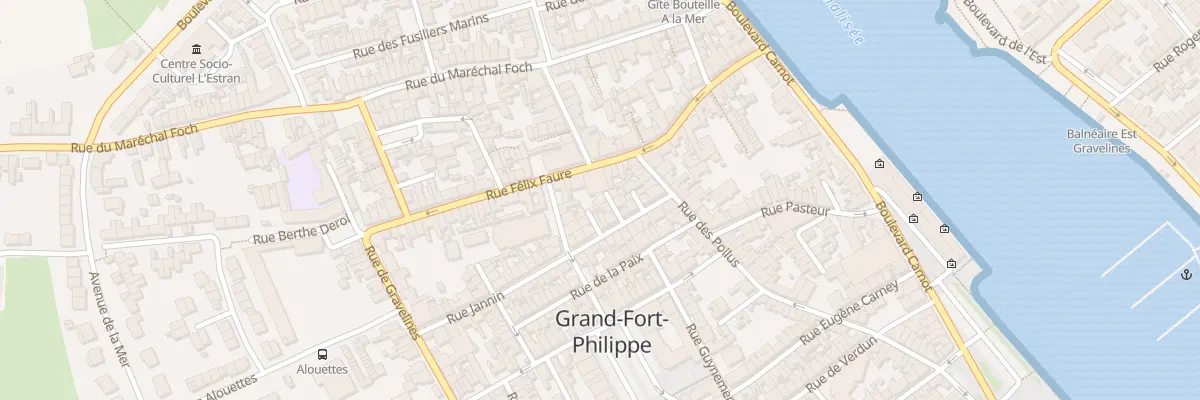 Plan du 12 Rue Jannin à Grand-Fort-Philippe