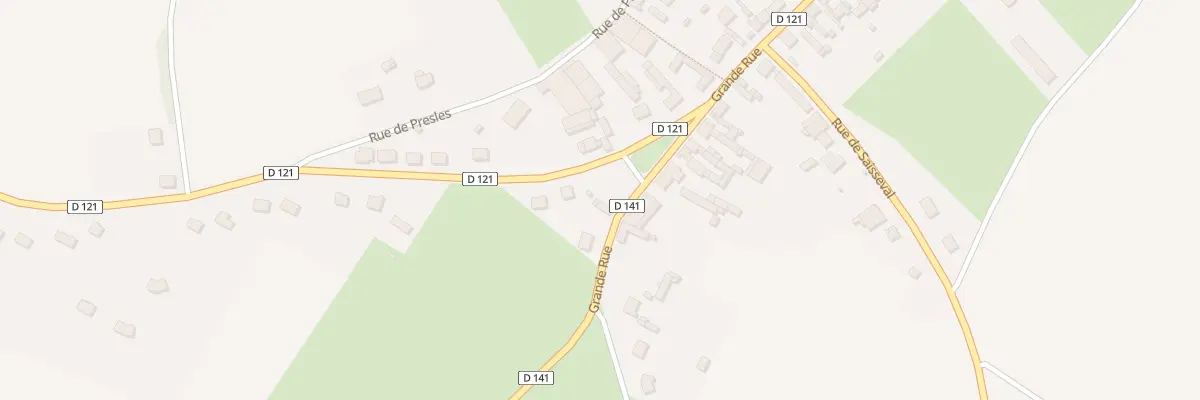 Plan du 5033 Gr Grande Rue à Fourdrinoy