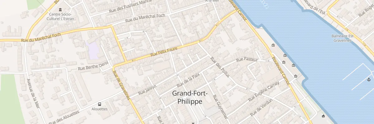 Plan du 18 Rue Jannin à Grand-Fort-Philippe