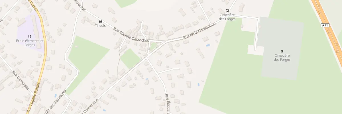 Plan du 46 Rue de la Convention à Vierzon
