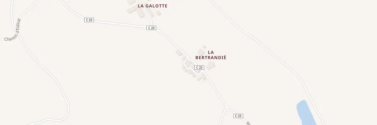 Plan du 5477 La Bertrandie à Lautrec