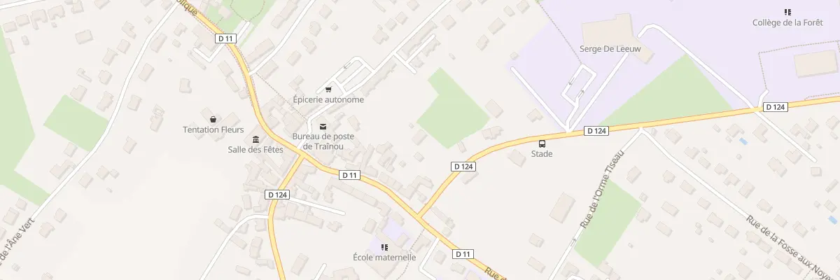 Plan du 73 Rue du Stade à Traînou