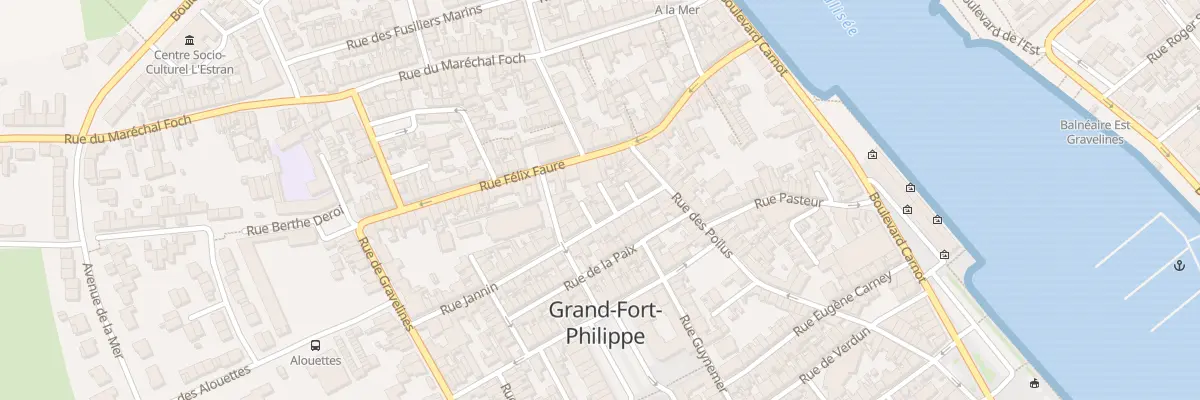 Plan du 14 Rue Jannin à Grand-Fort-Philippe