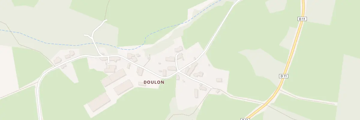 Plan du 14 Doulon à Clugnat