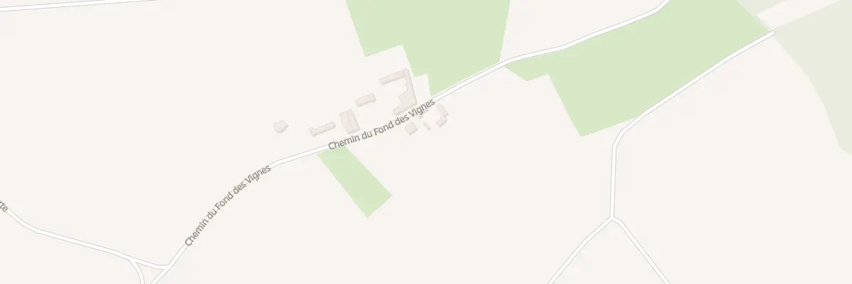 Plan du 8 Che du Fond des Vignes à La Drenne