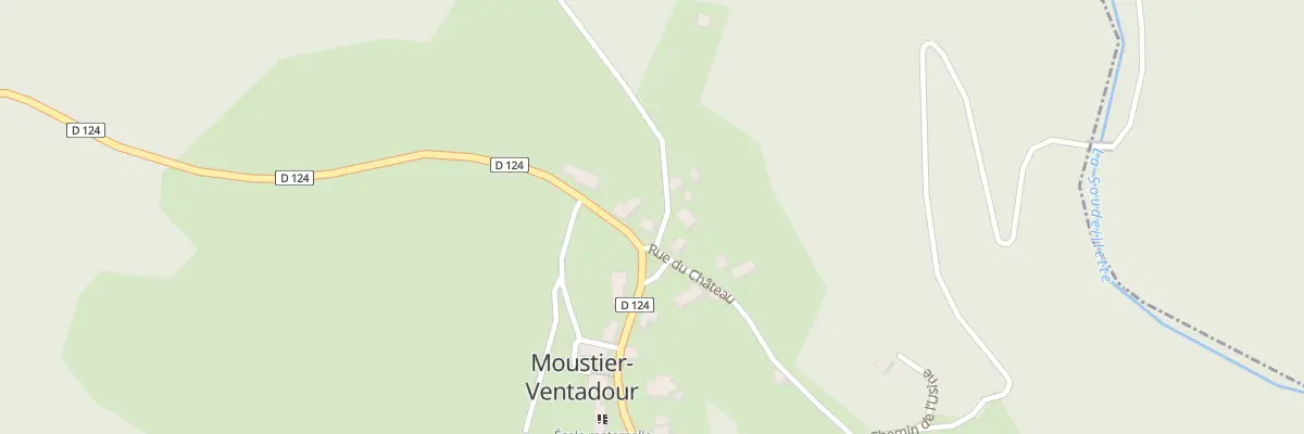 Plan du 6 Rue Bernard de Ventadour à Moustier-Ventadour