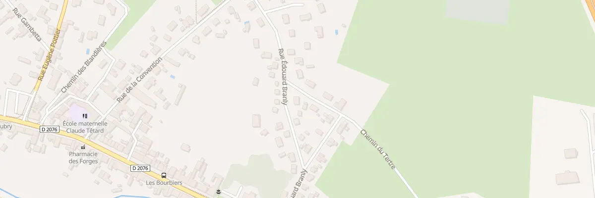 Plan du 24 Rue Edouard Branly à Vierzon