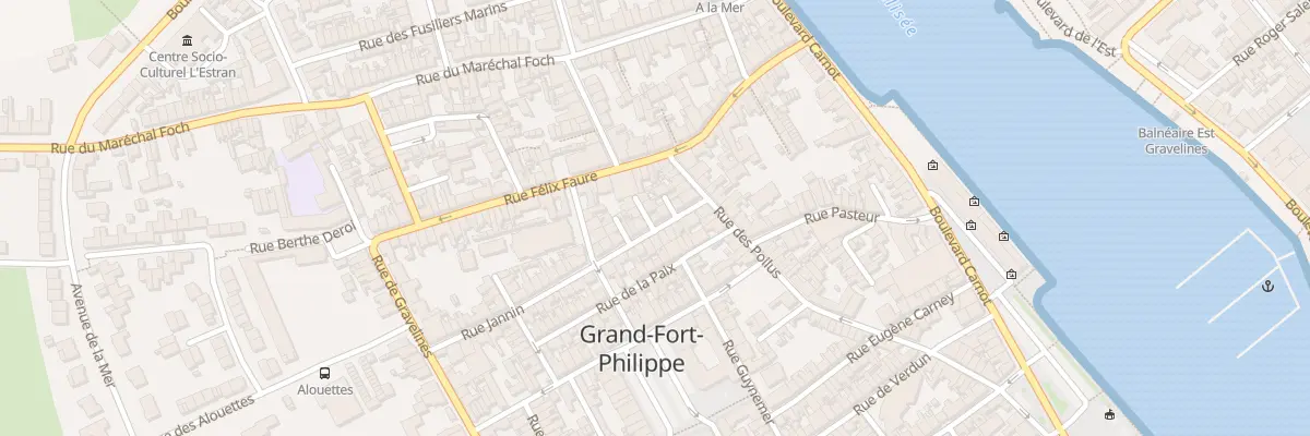 Plan du 6 Rue Jannin à Grand-Fort-Philippe