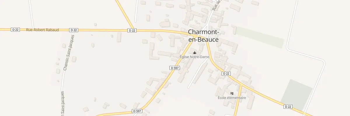 Plan du 8 Rue des Clous Rouets à Charmont-en-Beauce