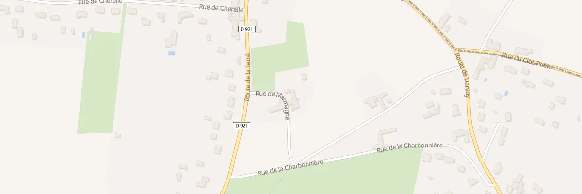 Plan du 46 Rue de la Charbonnière à Férolles