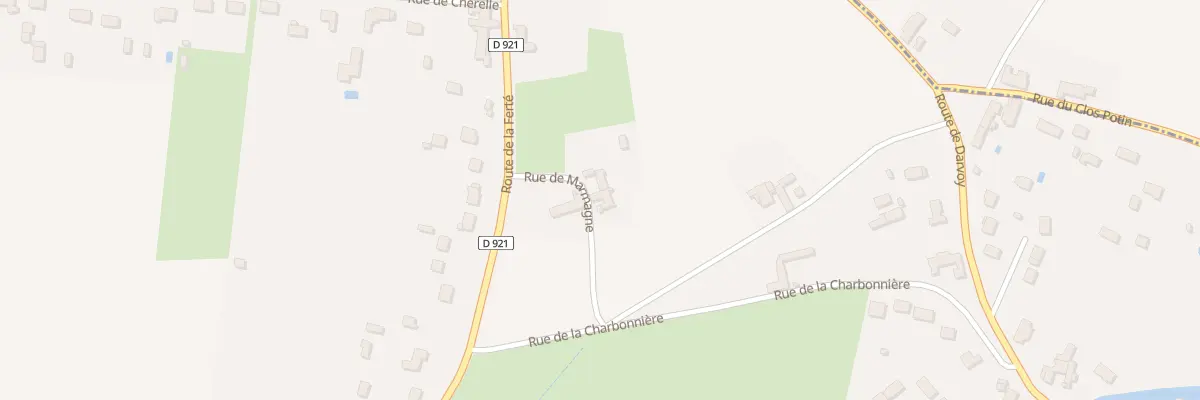 Plan du 44 Rue de la Charbonnière à Férolles