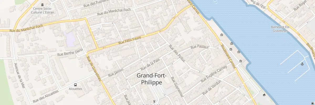 Plan du 5 Rue Jannin à Grand-Fort-Philippe