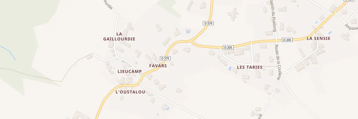Plan du 5281 Les Taries à Sonnac