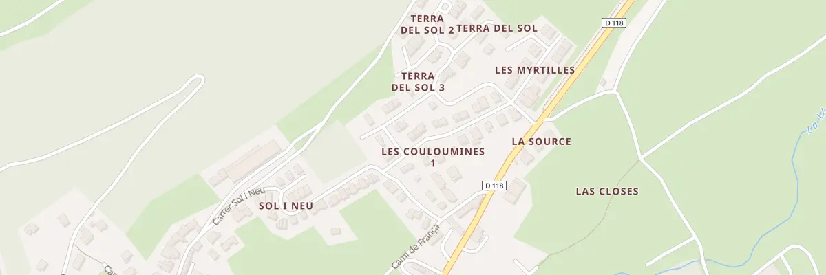 Plan du 20 Rue des Chardons Bleus à Formiguères