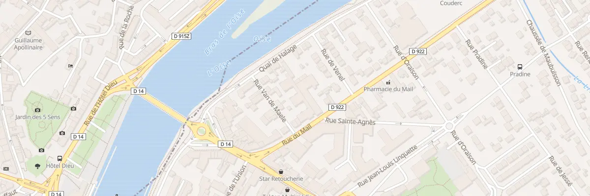 Plan du 15 Rue du Mail à Saint-Ouen-l’Aumône