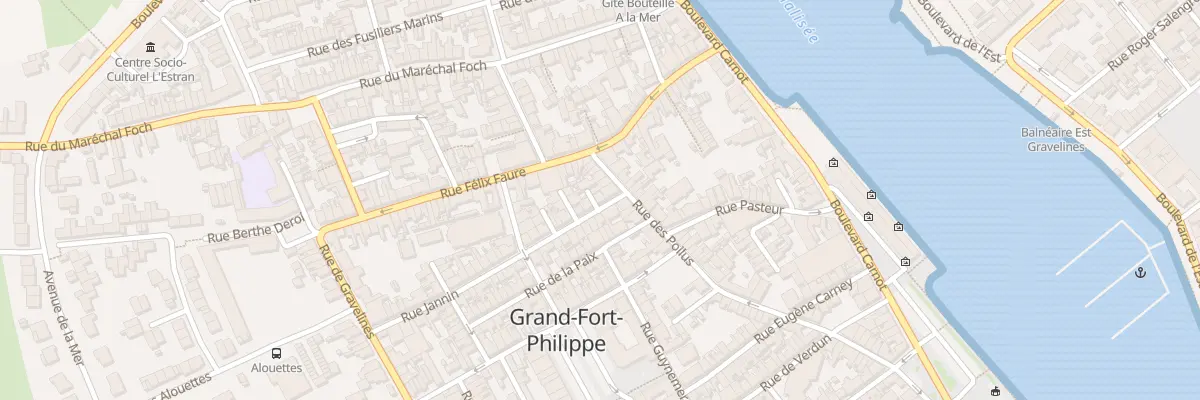 Plan du 2 Rue Jannin à Grand-Fort-Philippe