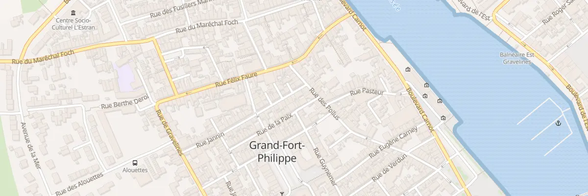 Plan du 3 Rue Jannin à Grand-Fort-Philippe
