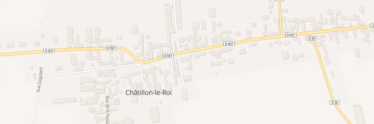 Plan du 12 Rue du Château à Châtillon-le-Roi