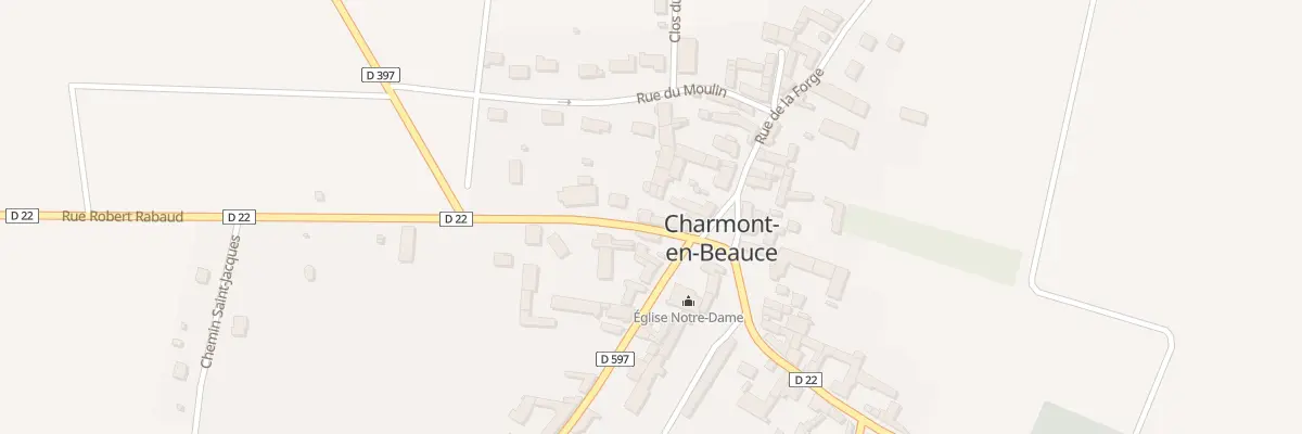 Plan du 24 Rue Robert Rabaud à Charmont-en-Beauce
