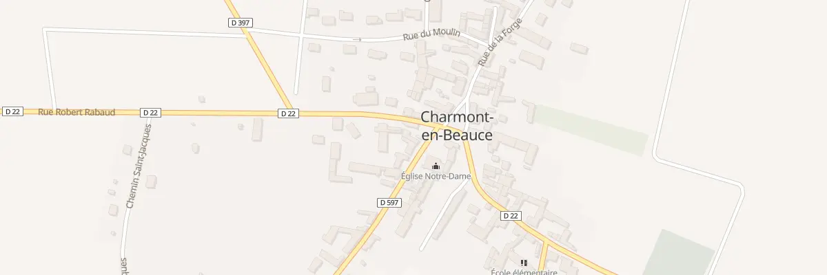 Plan du 2 Rue des Clous Rouets à Charmont-en-Beauce