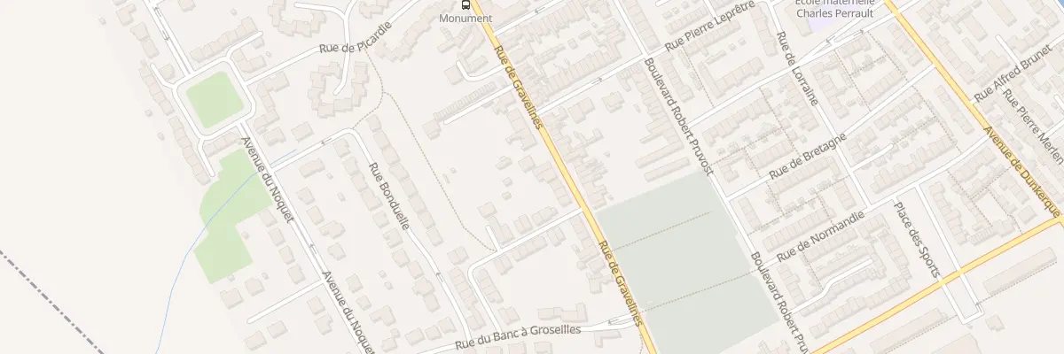 Plan du 124 Rue de Gravelines à Grand-Fort-Philippe