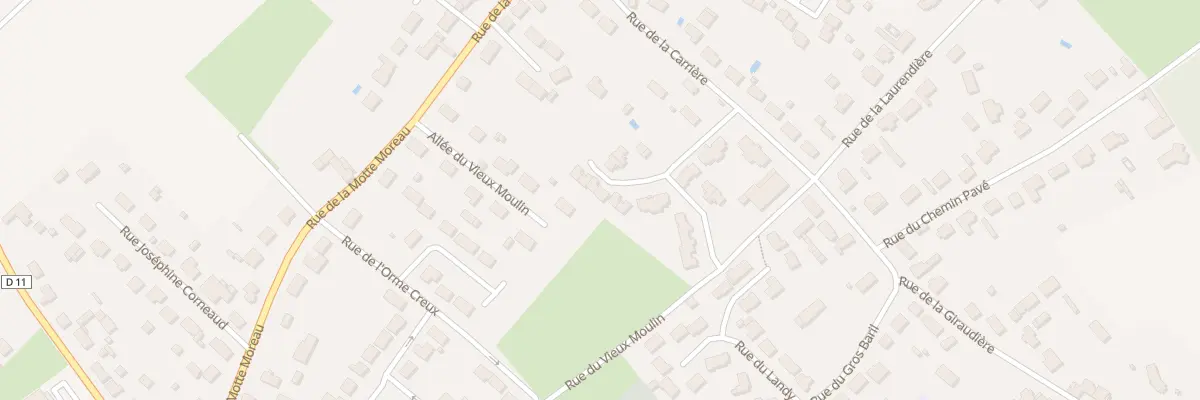 Plan du 1 Rue Thierry le Luron à Traînou