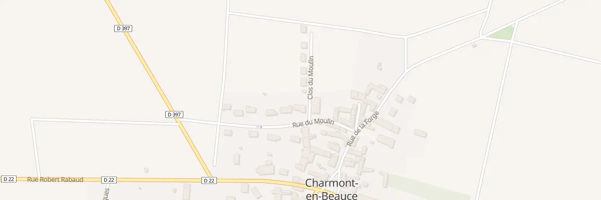 Plan du 4 Rue du Moulin à Charmont-en-Beauce