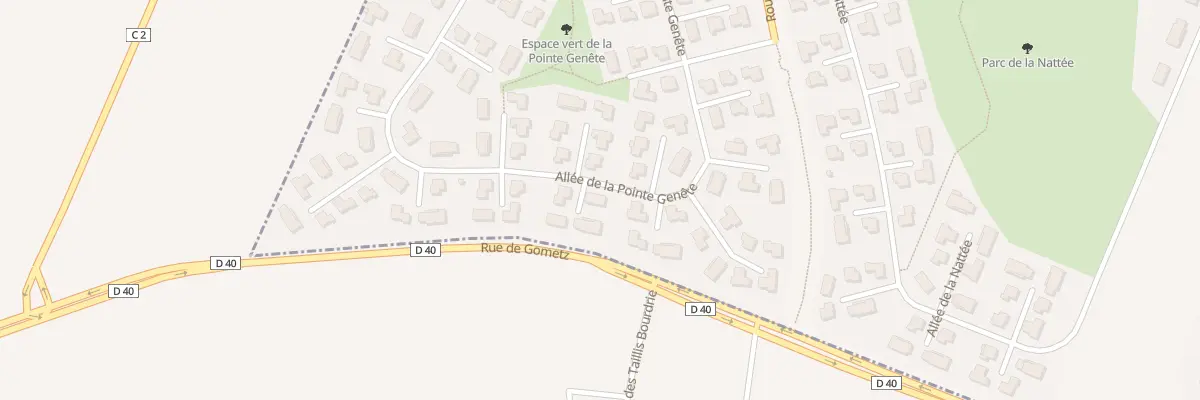 Plan du 132 All de la Pointe Genete à Gif-sur-Yvette