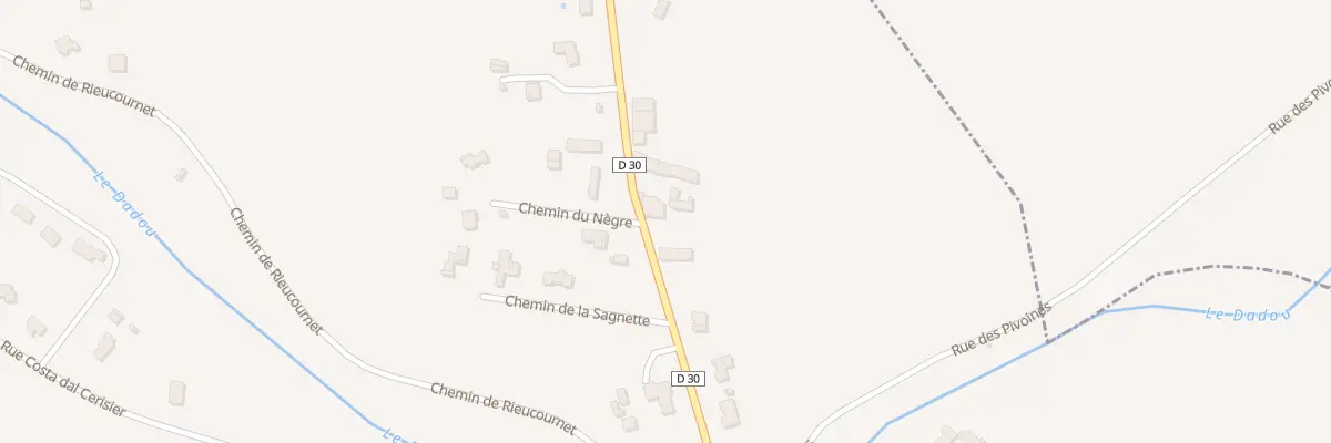 Plan du 5243 Rte la Sagnette le Nègre à Montdragon