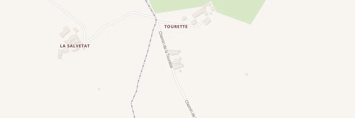 Plan du 5020 Tourette à Trévien